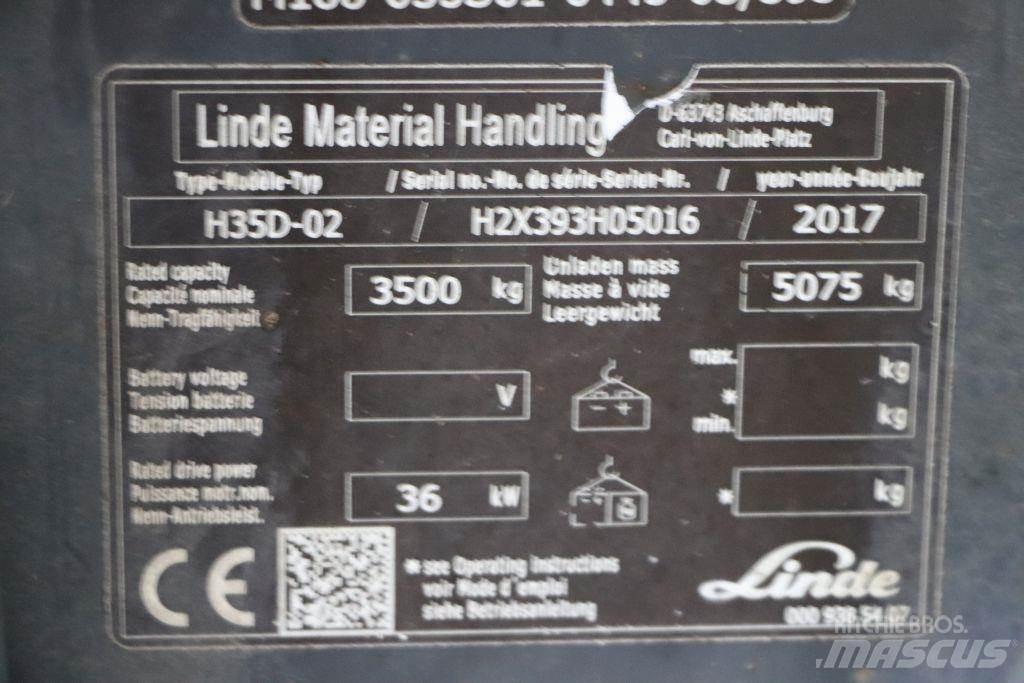 Linde H35D-02 Dízel targoncák