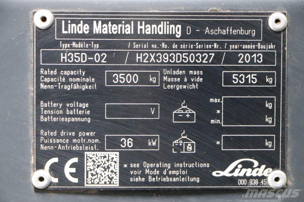 Linde H35D-02 Dízel targoncák