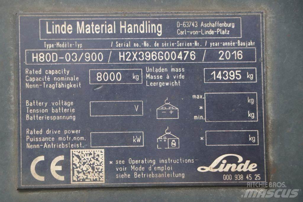 Linde H80D-03/900 Dízel targoncák