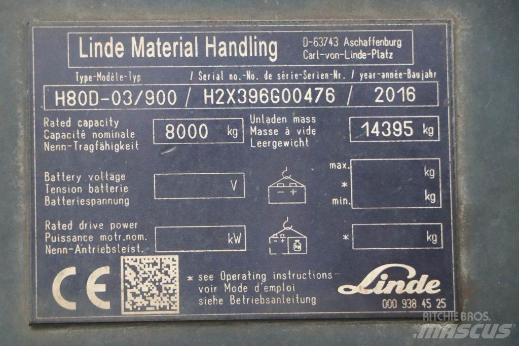 Linde H80D-03/900 Dízel targoncák