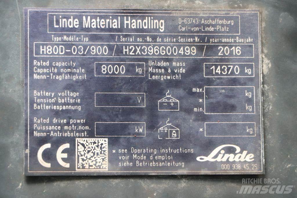 Linde H80D-03/900 Dízel targoncák