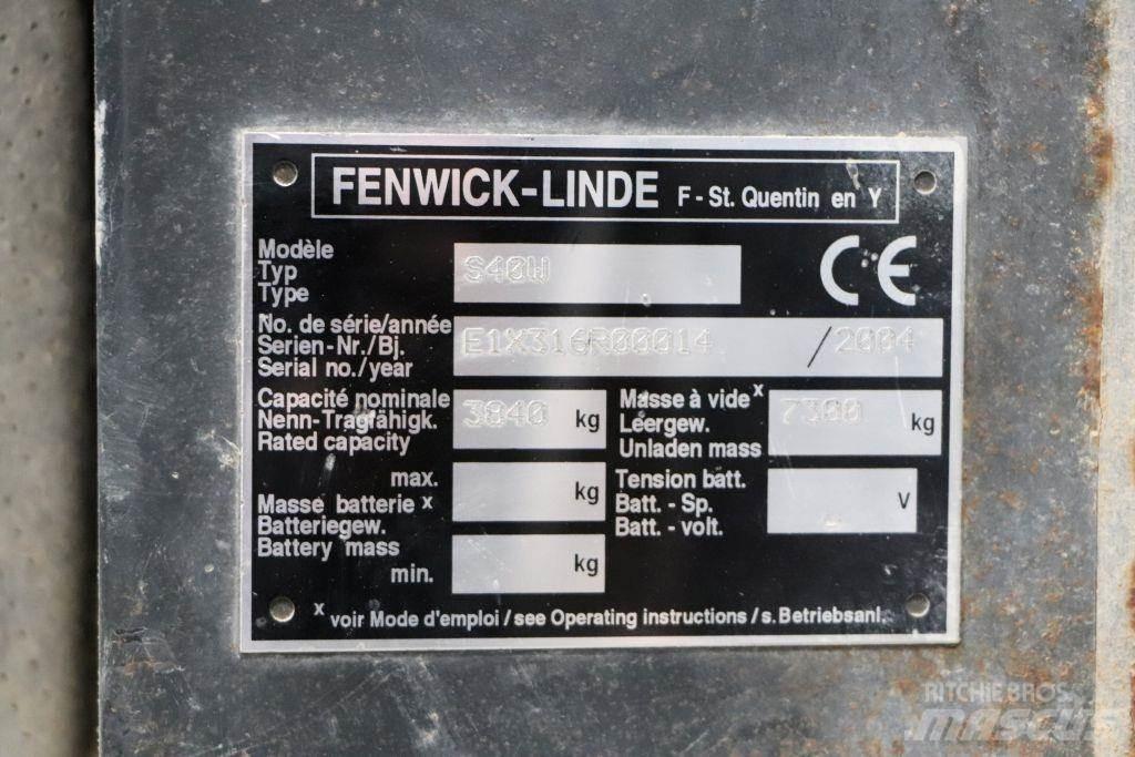 Linde S40W Oldalvillás targonca