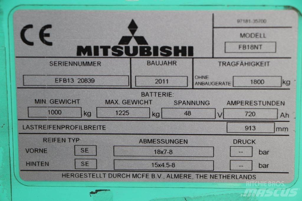 Mitsubishi FB18NT Elektromos targoncák