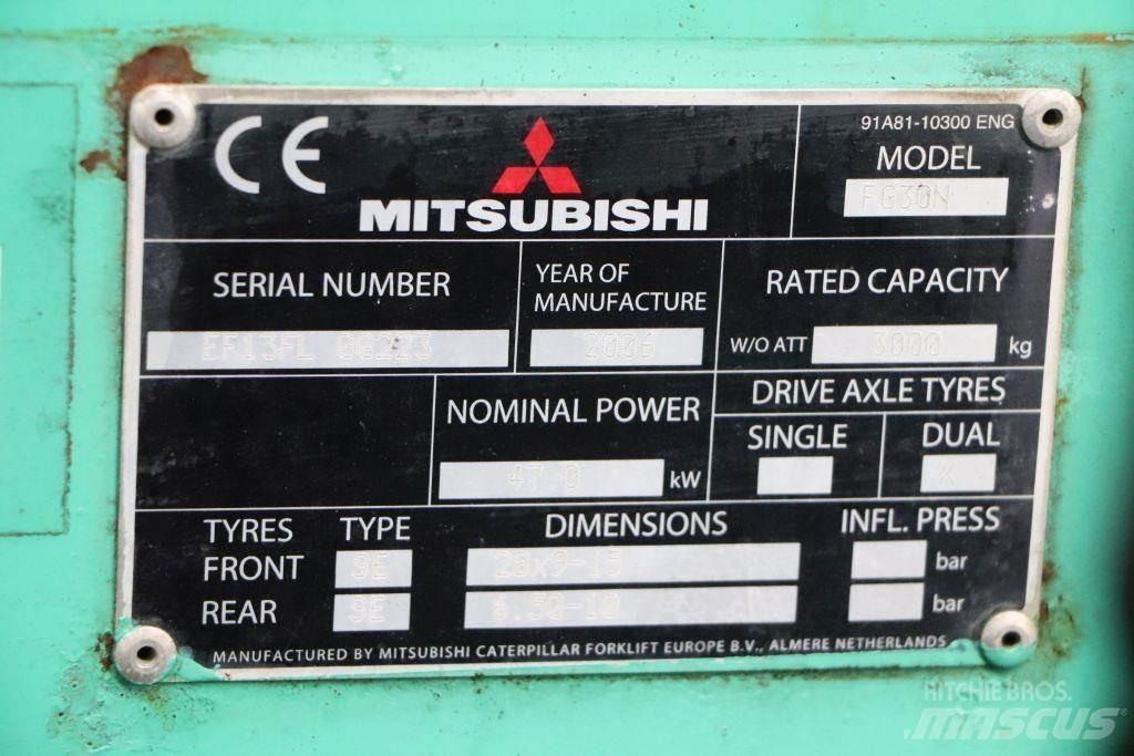 Mitsubishi FG30N Gázüzemű targoncák