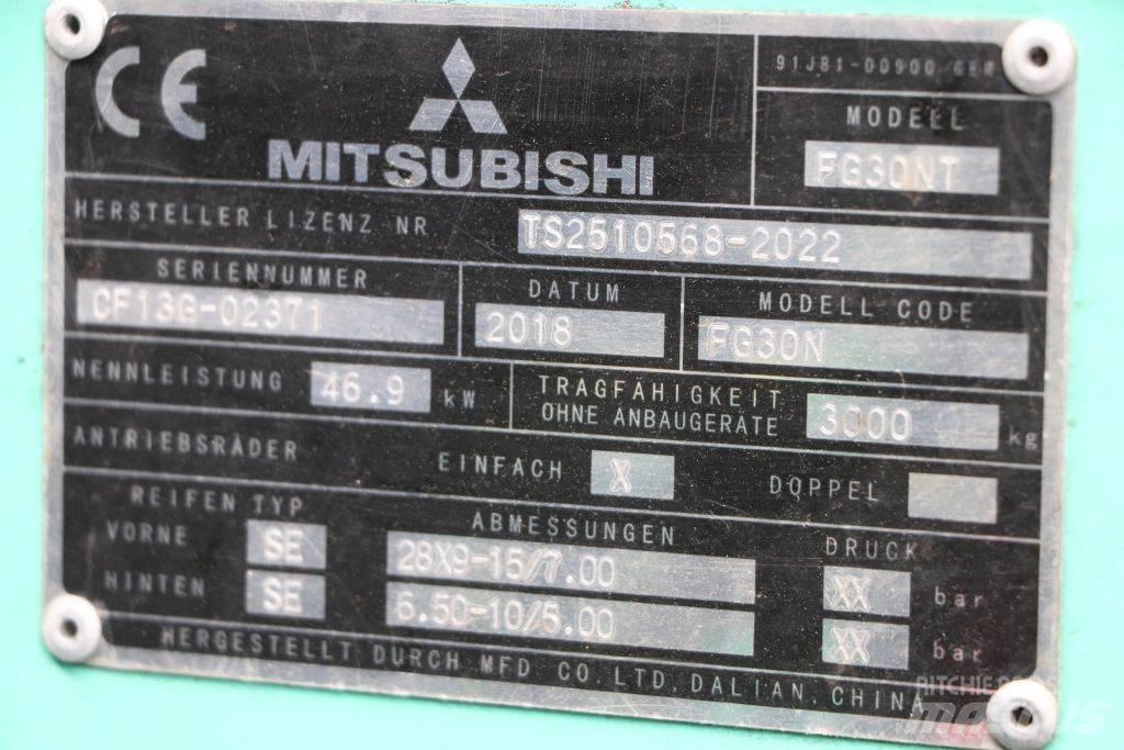 Mitsubishi FG30NT Gázüzemű targoncák