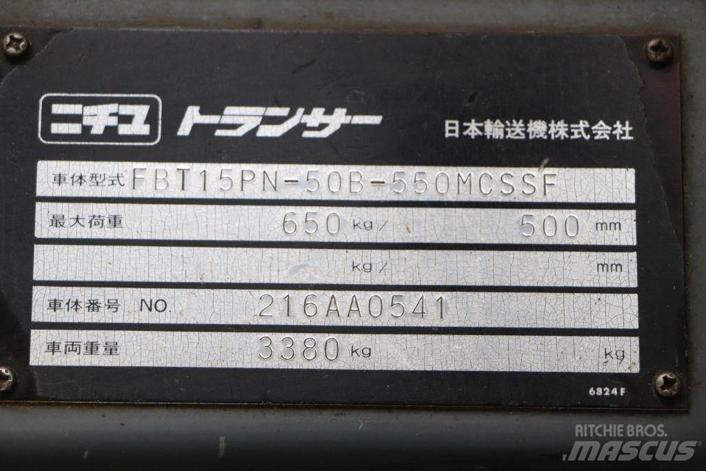 Nichiyu FBT15PN Elektromos targoncák