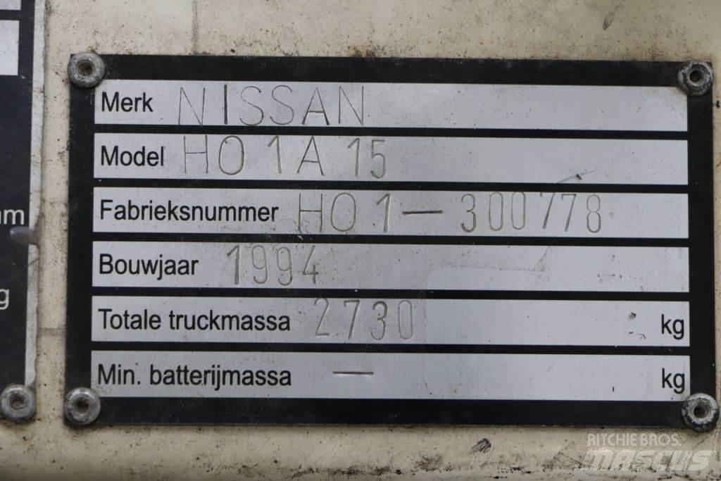 Nissan H01A15 Gázüzemű targoncák