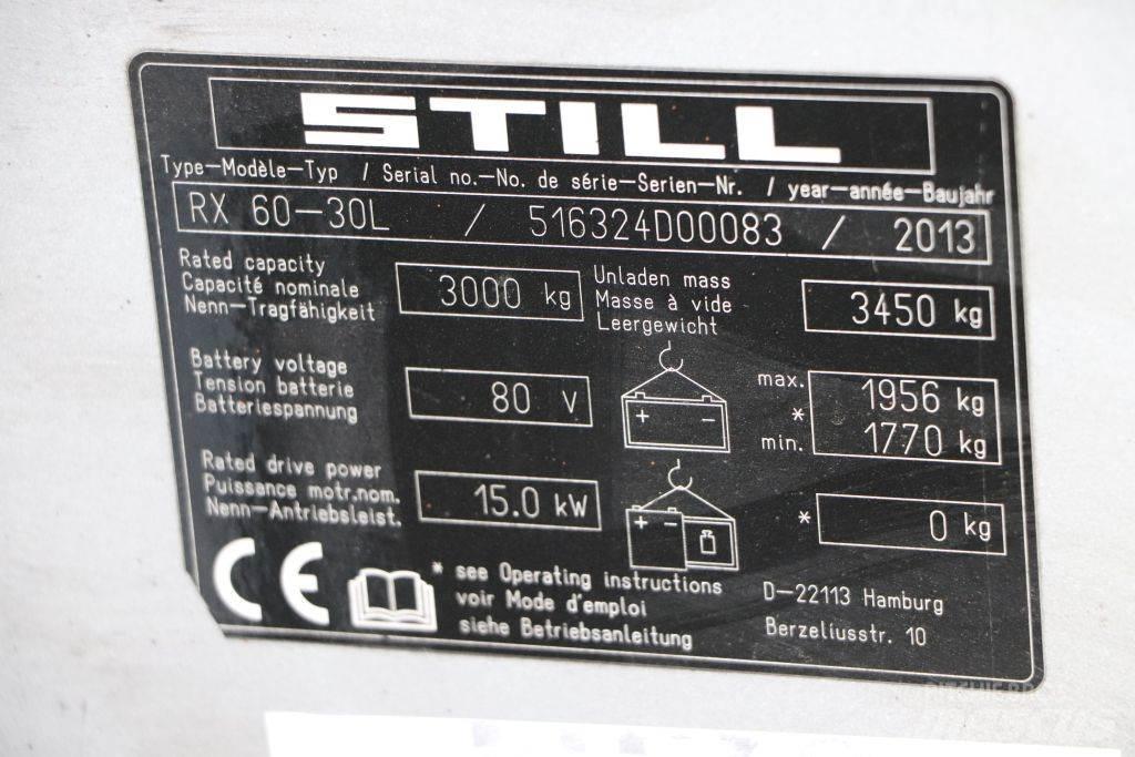 Still RX60-30L Elektromos targoncák