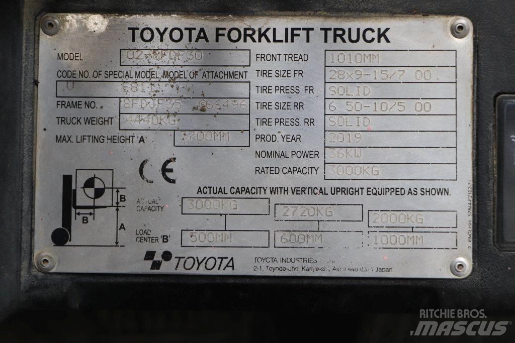 Toyota 02-8FDF30 Dízel targoncák