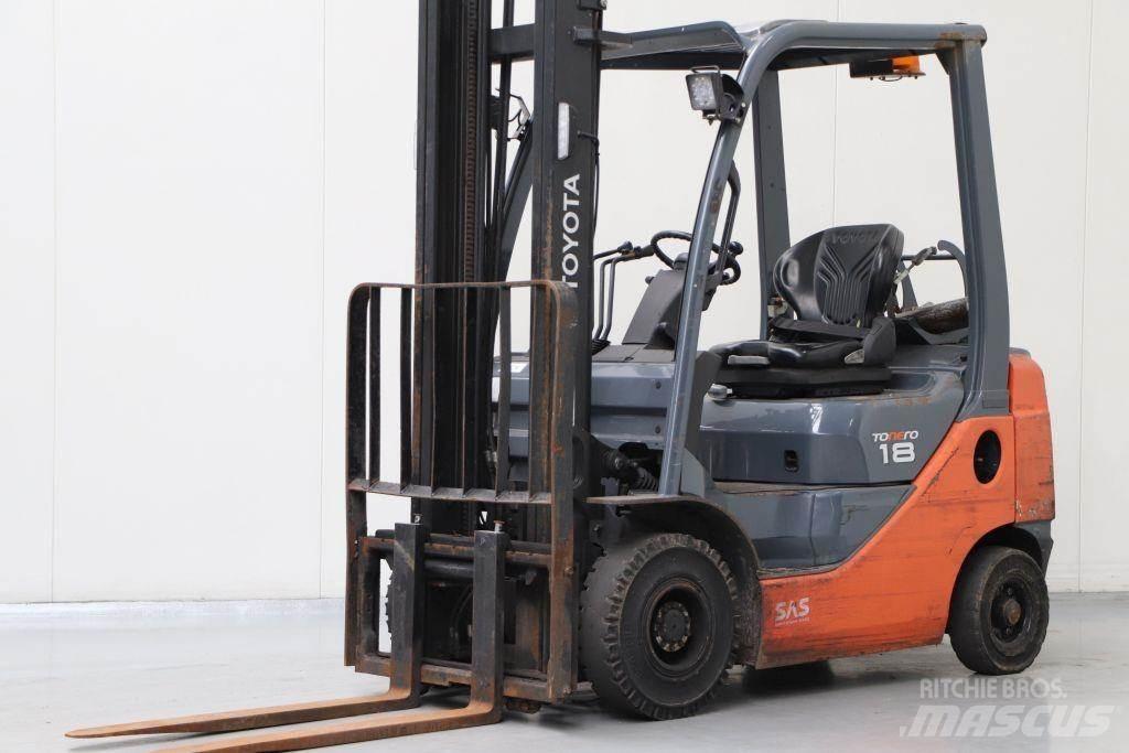 Toyota 02-8FGF18 Gázüzemű targoncák