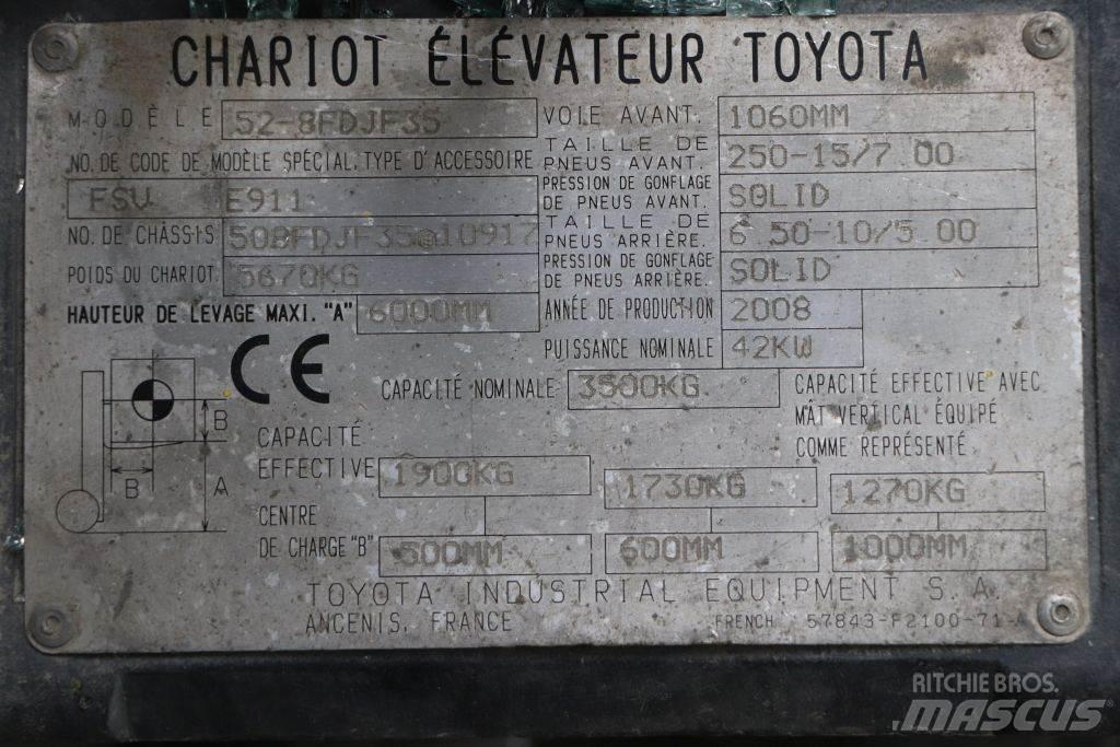 Toyota 52-8FDJF35 Dízel targoncák