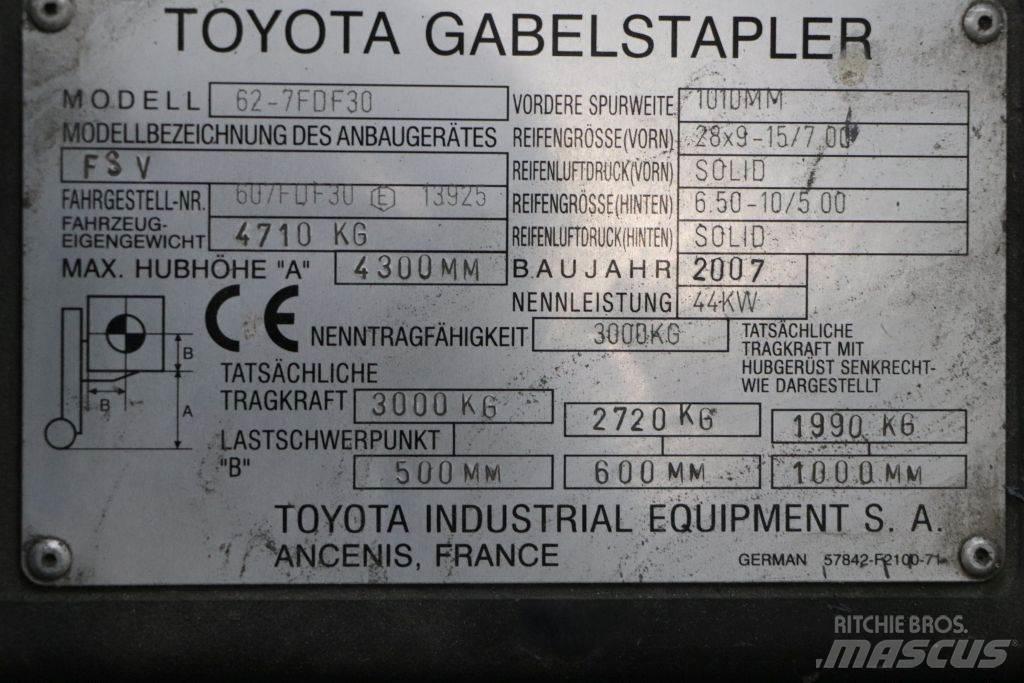 Toyota 62-7FDF30 Dízel targoncák