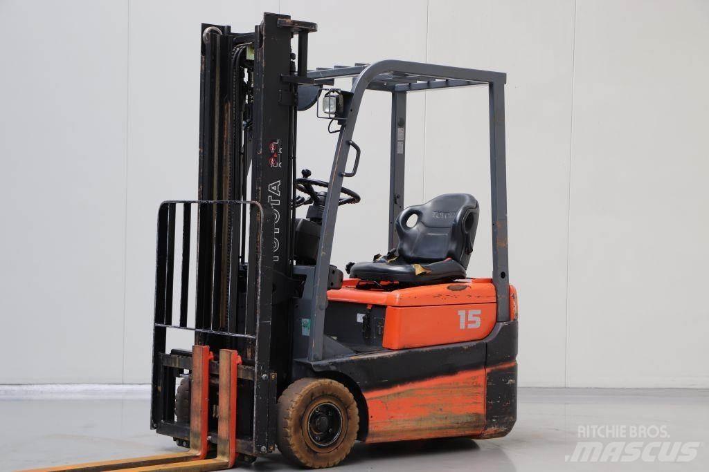 Toyota FBESF15 Elektromos targoncák