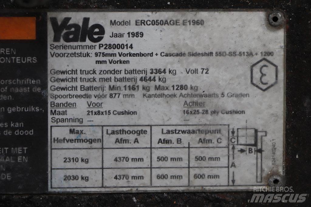 Yale ERC050AGE Elektromos targoncák