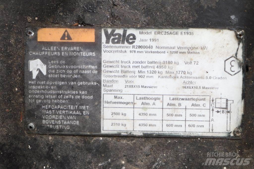 Yale ERC25AGE Elektromos targoncák