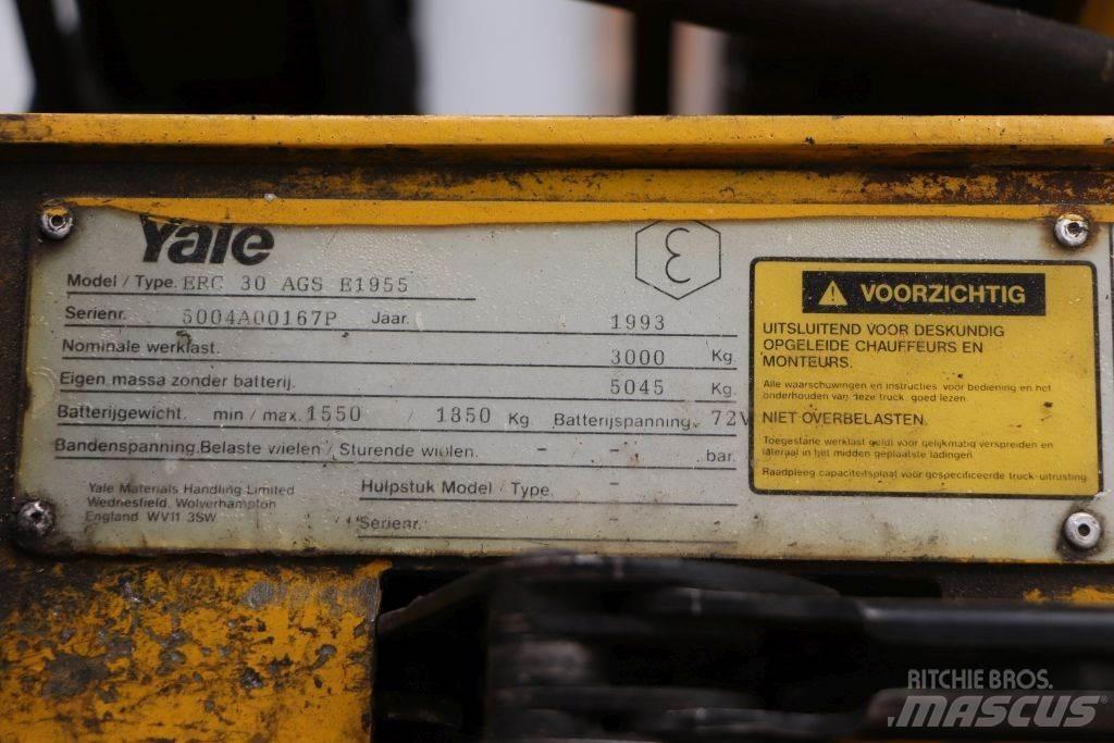 Yale ERC30AGS Elektromos targoncák