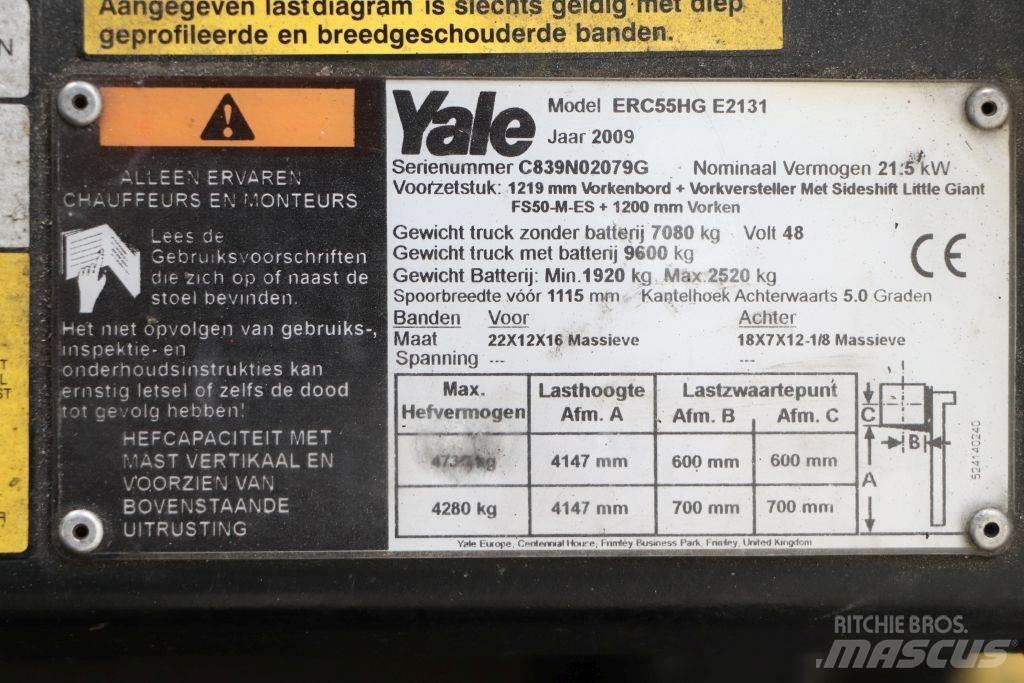 Yale ERC55HG Elektromos targoncák