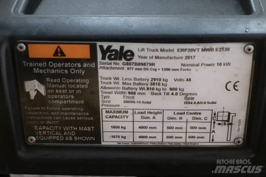 Yale ERP20VT Elektromos targoncák