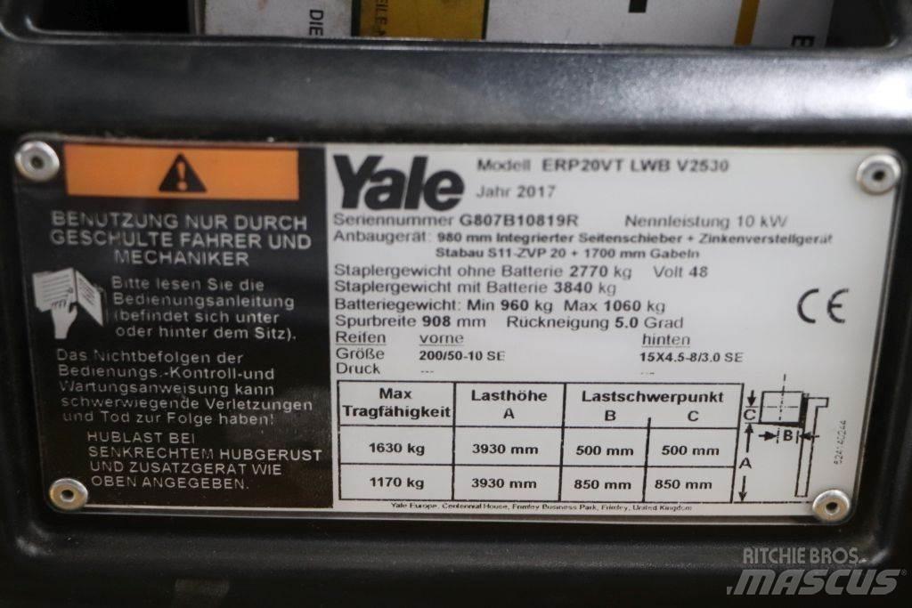 Yale ERP20VT Elektromos targoncák