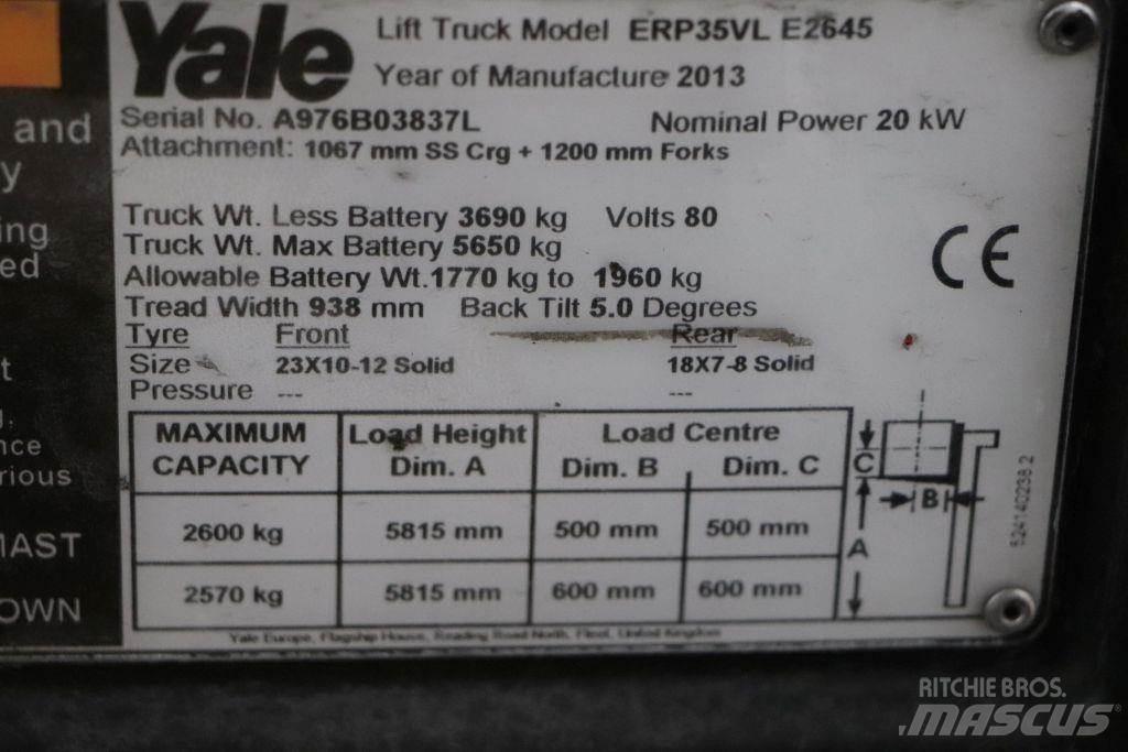 Yale ERP35VL Elektromos targoncák