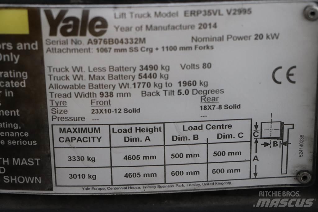 Yale ERP35VL Elektromos targoncák