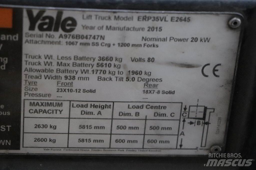 Yale ERP35VL Elektromos targoncák