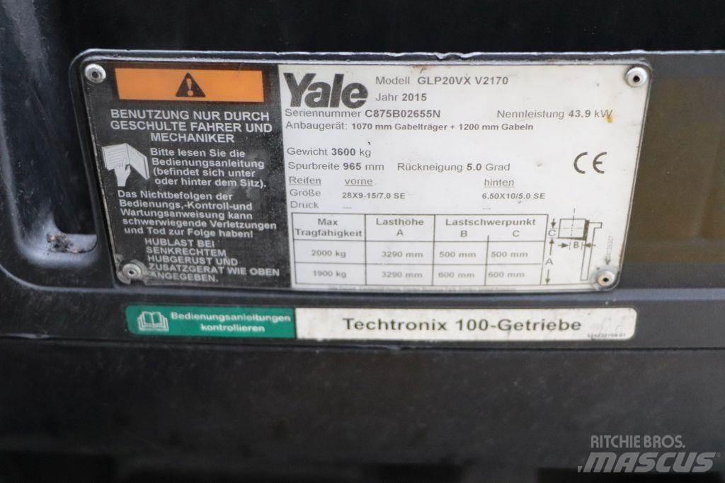Yale GLP20VX Gázüzemű targoncák