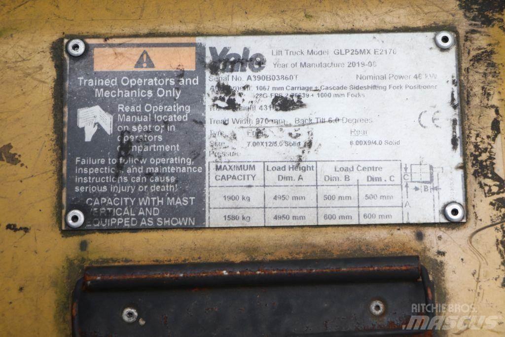 Yale GLP25MX Gázüzemű targoncák