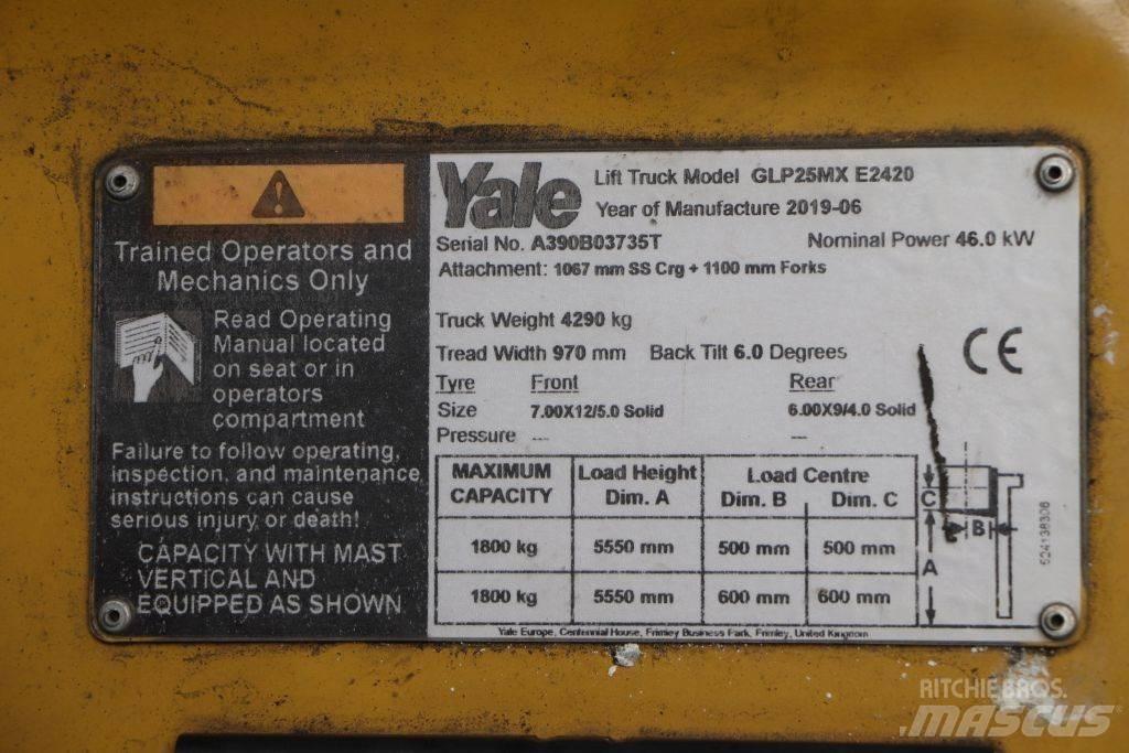 Yale GLP25MX Gázüzemű targoncák