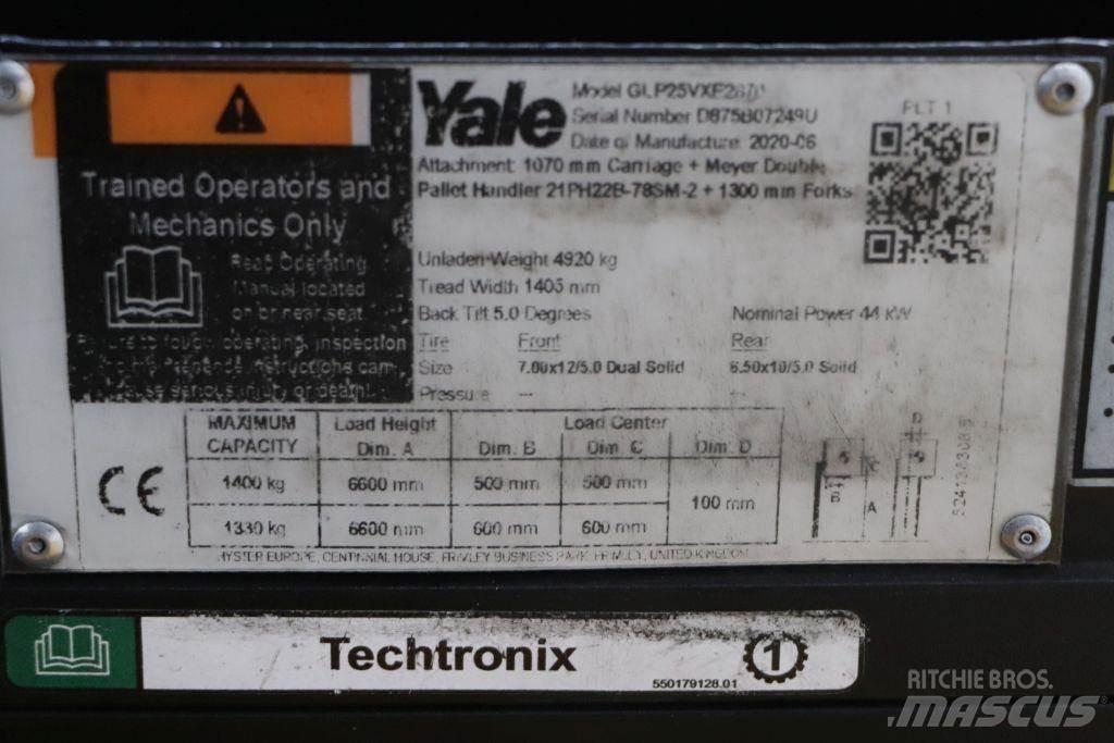 Yale GLP25VX Gázüzemű targoncák