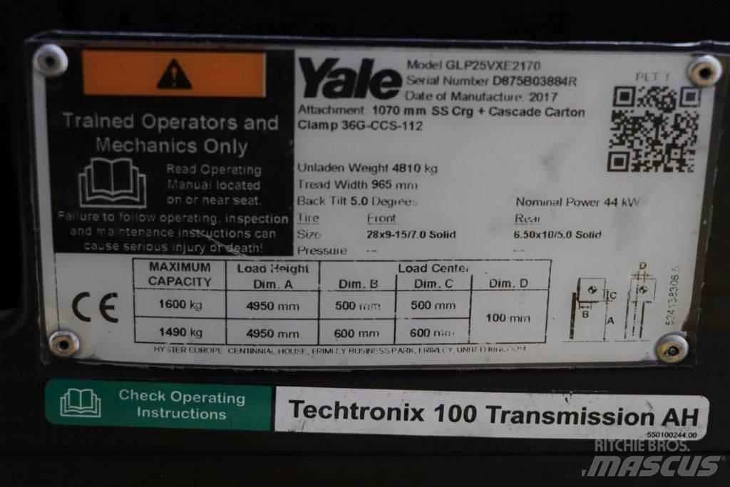 Yale GLP25VX Gázüzemű targoncák