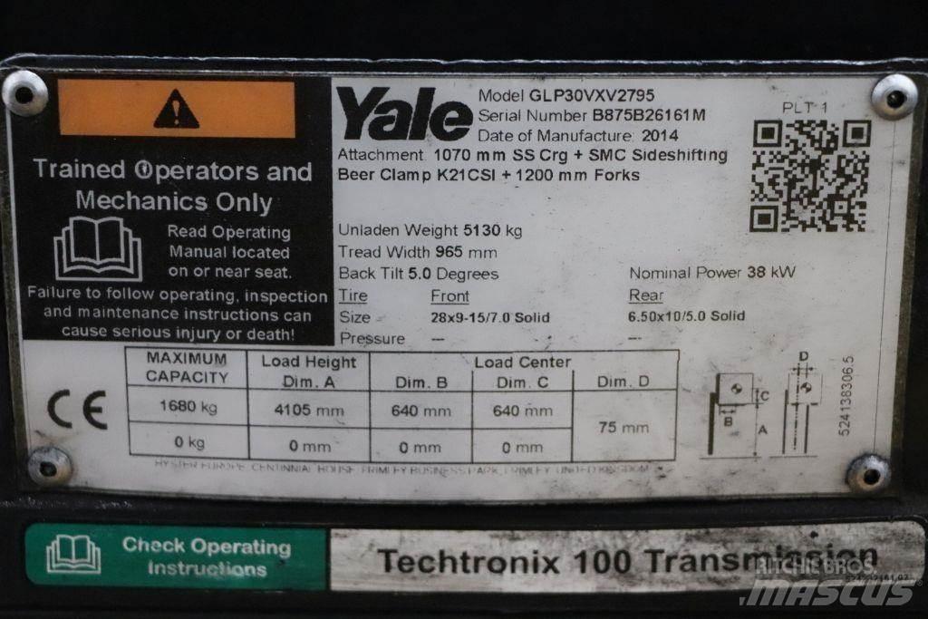 Yale GLP30VX Gázüzemű targoncák