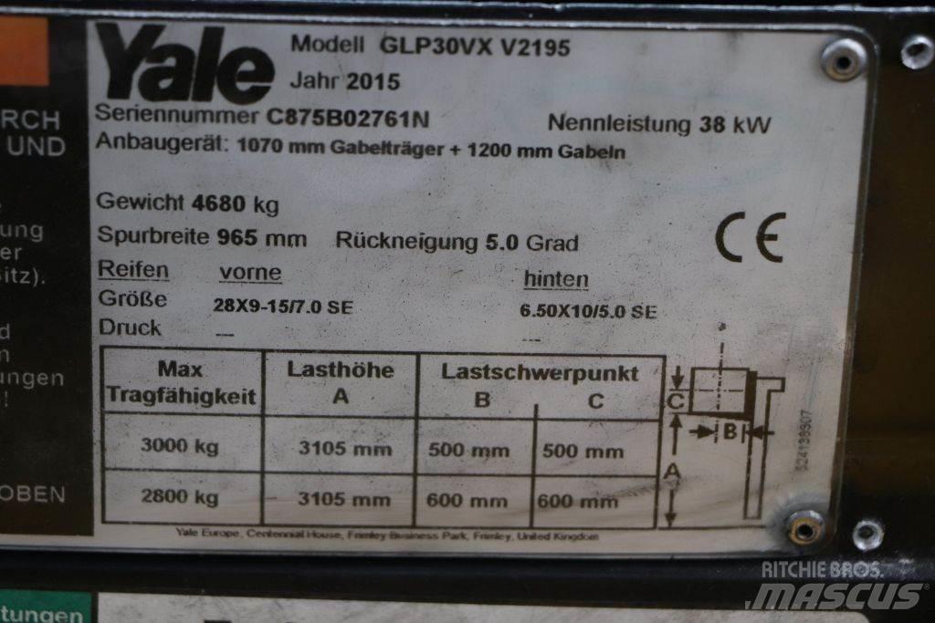 Yale GLP30VX Gázüzemű targoncák
