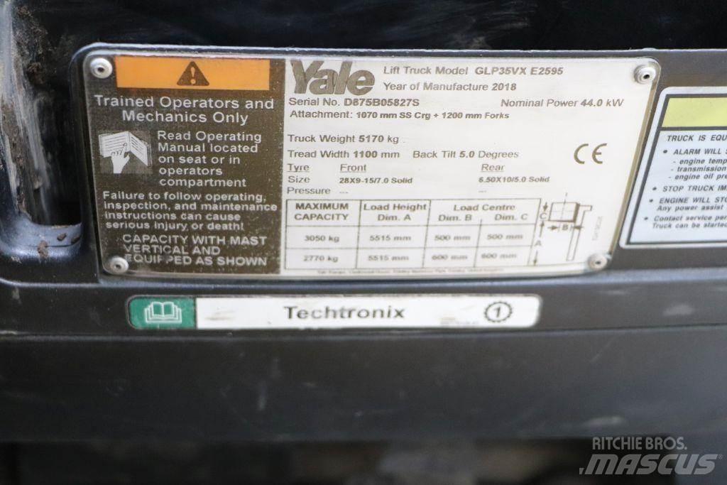 Yale GLP35VX Gázüzemű targoncák