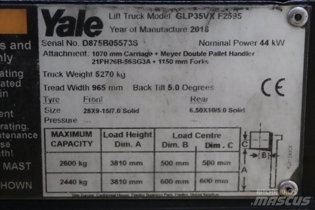 Yale GLP35VX Gázüzemű targoncák