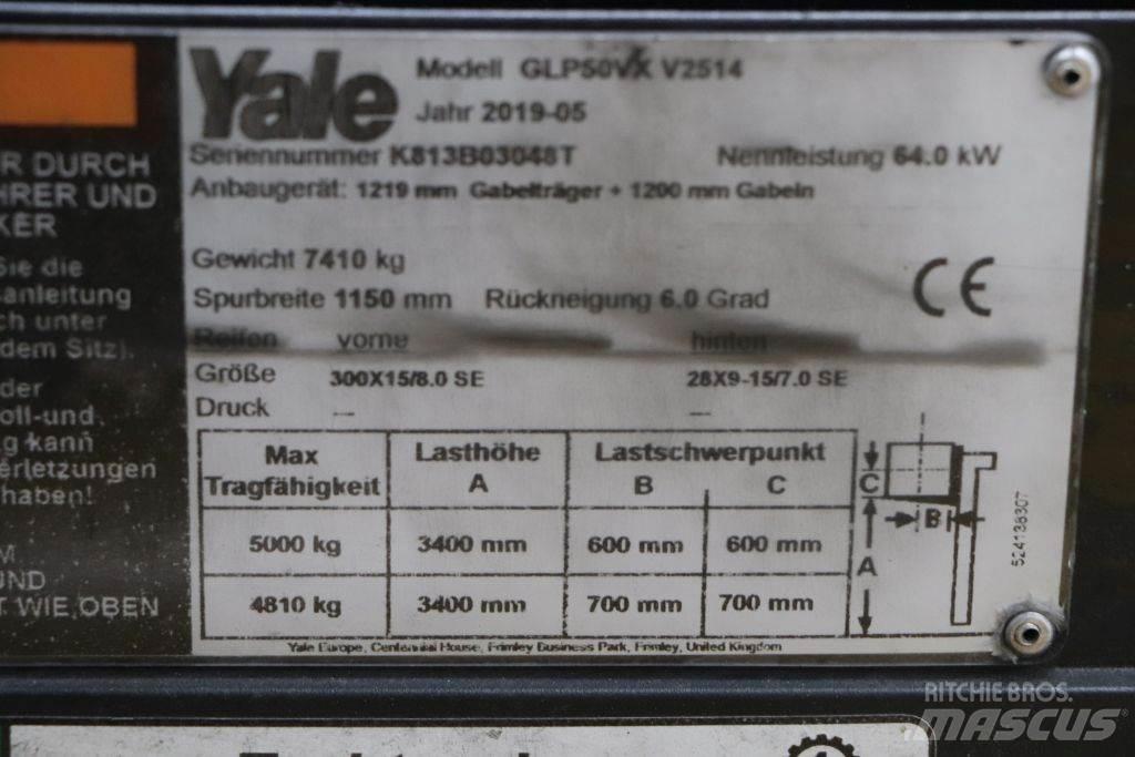 Yale GLP50VX Gázüzemű targoncák