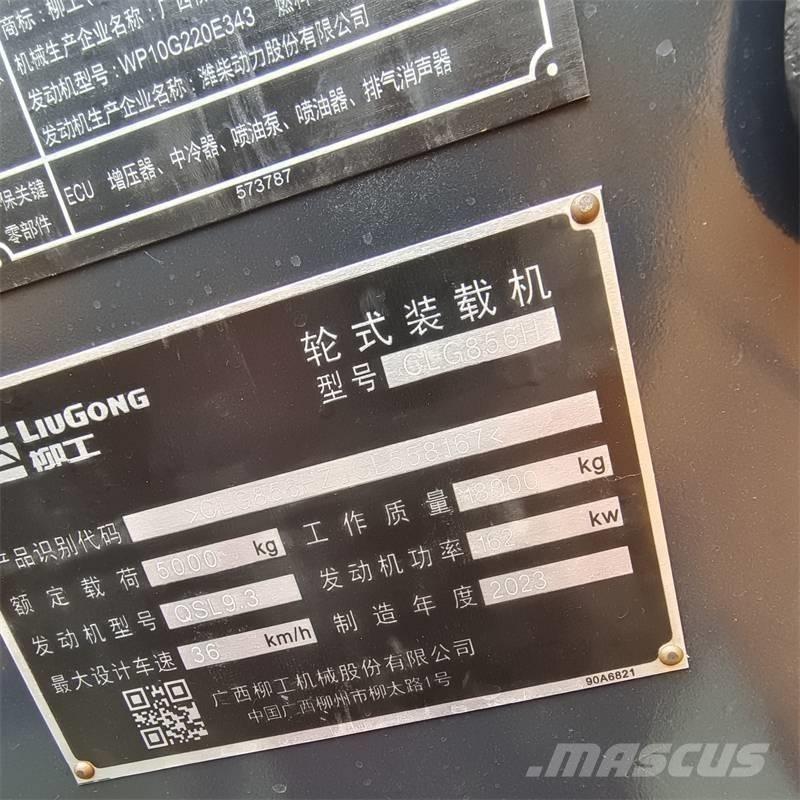LiuGong 856 H Gumikerekes homlokrakodók