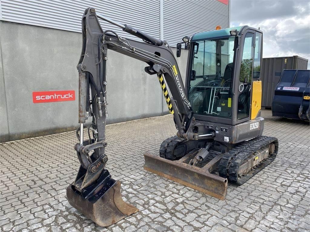 Volvo ECR25 Gumikerekes kotrók