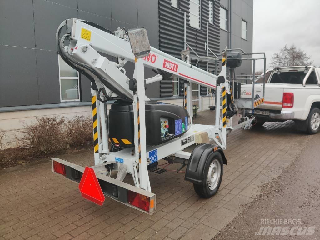 Dino 105 TL Skylift Pótkocsira szerelt emelők és állványok