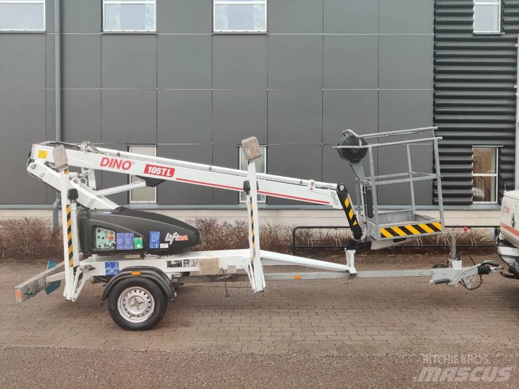Dino 105 TL Skylift Pótkocsira szerelt emelők és állványok