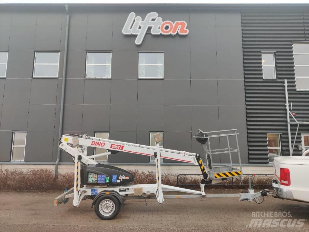 Dino 105 TL Skylift Pótkocsira szerelt emelők és állványok