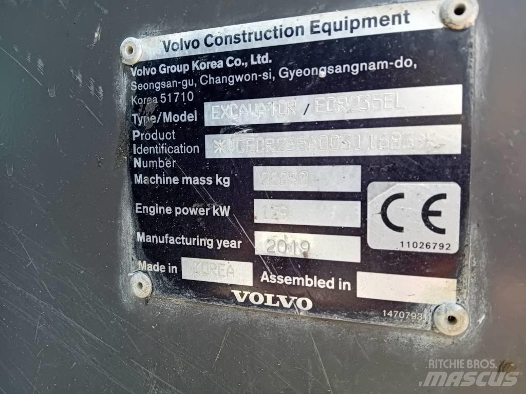 Volvo ECR 235 E Lánctalpas kotrók