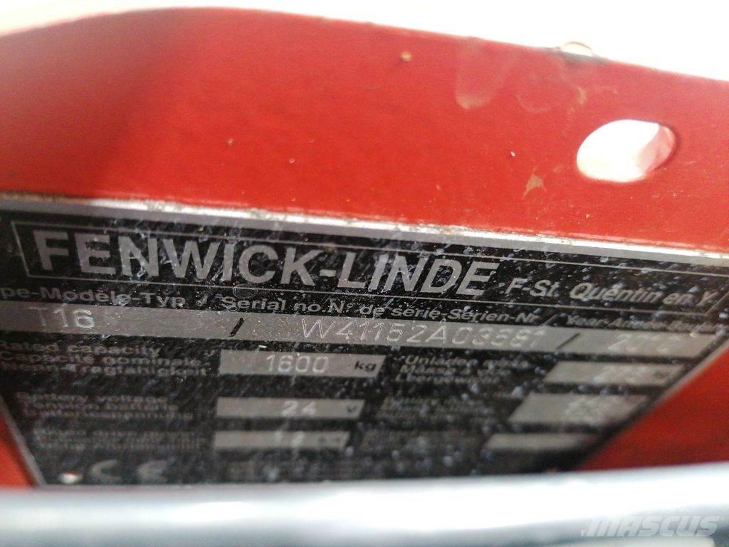 Linde T16 Alacsony emelőkocsi