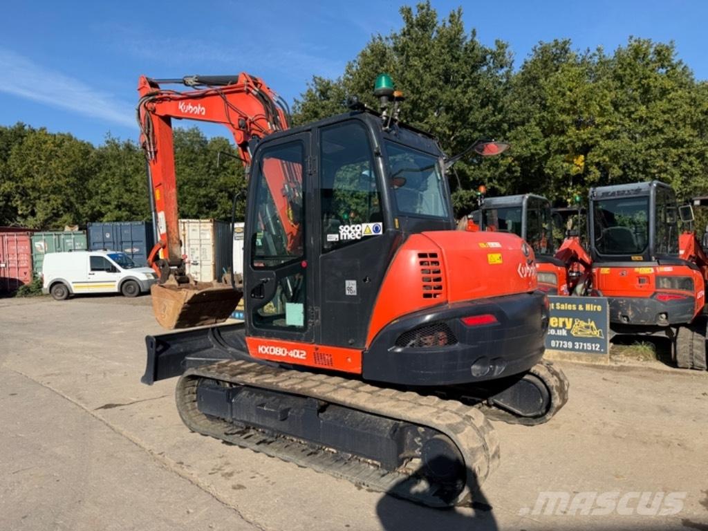Kubota KX 080-4a2 Közepes (midi) kotrók 7 t - 12 t