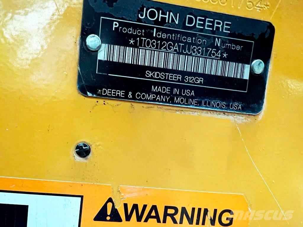 John Deere 312 Kompaktrakodók