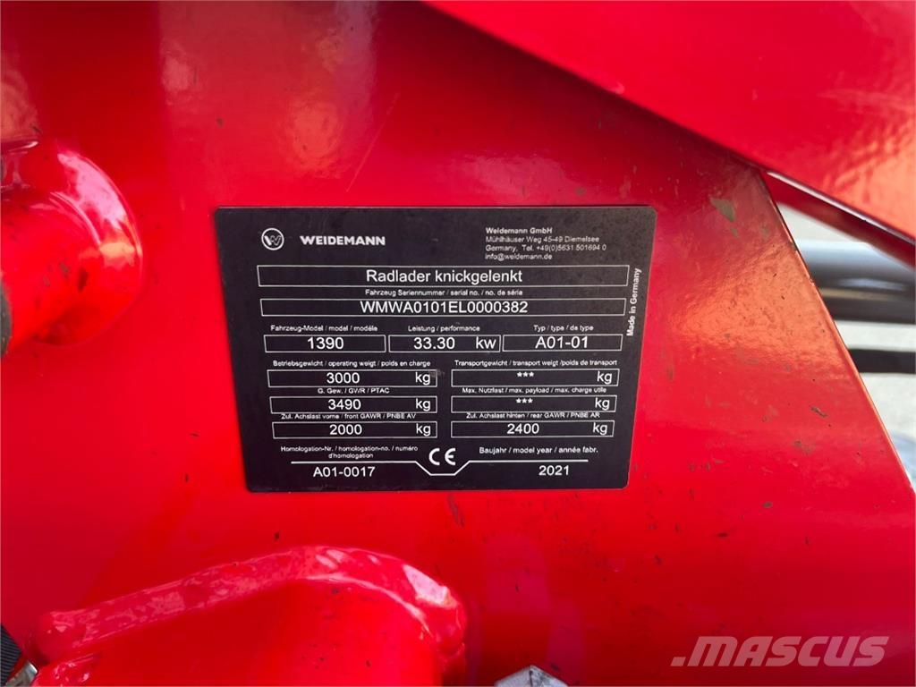 Weidemann 1390 Egyéb mezőgazdasági gépek