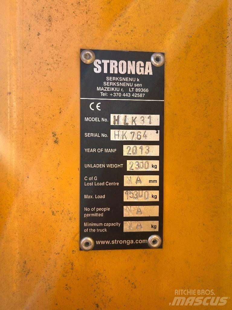 Stronga Container Emelőhorgos rakodó
