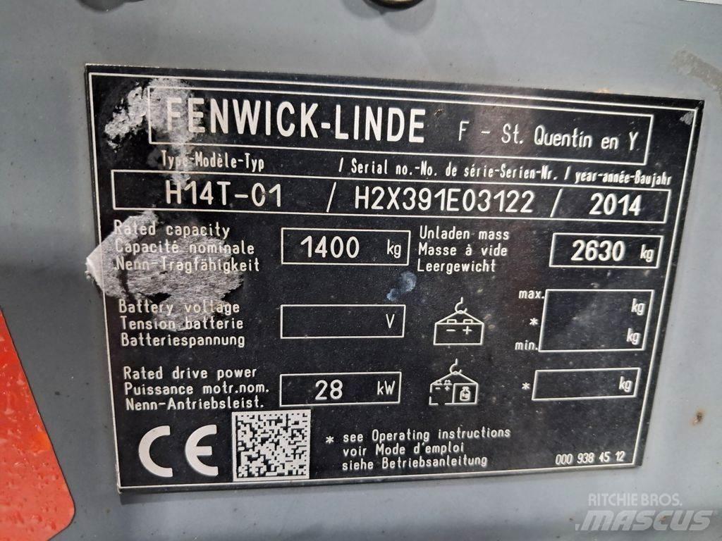 Linde H14T-01 Gázüzemű targoncák