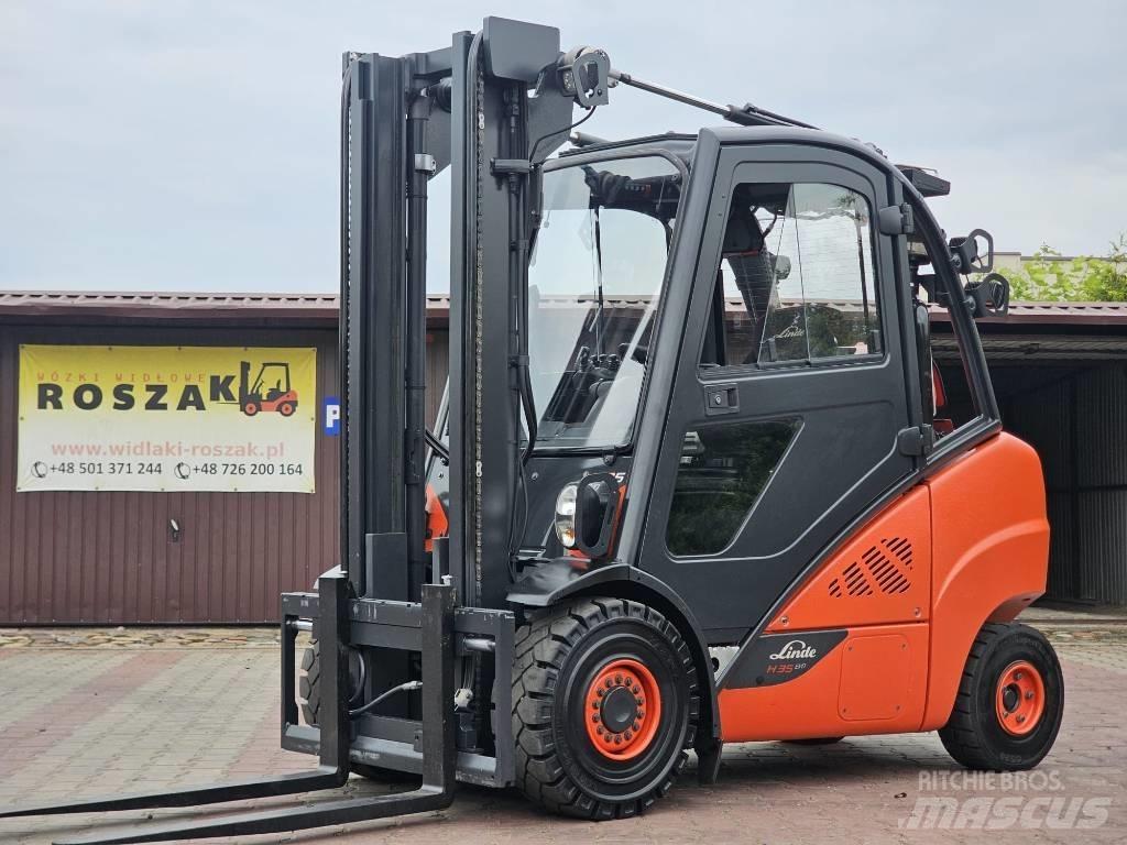 Linde H35T-02 Gázüzemű targoncák