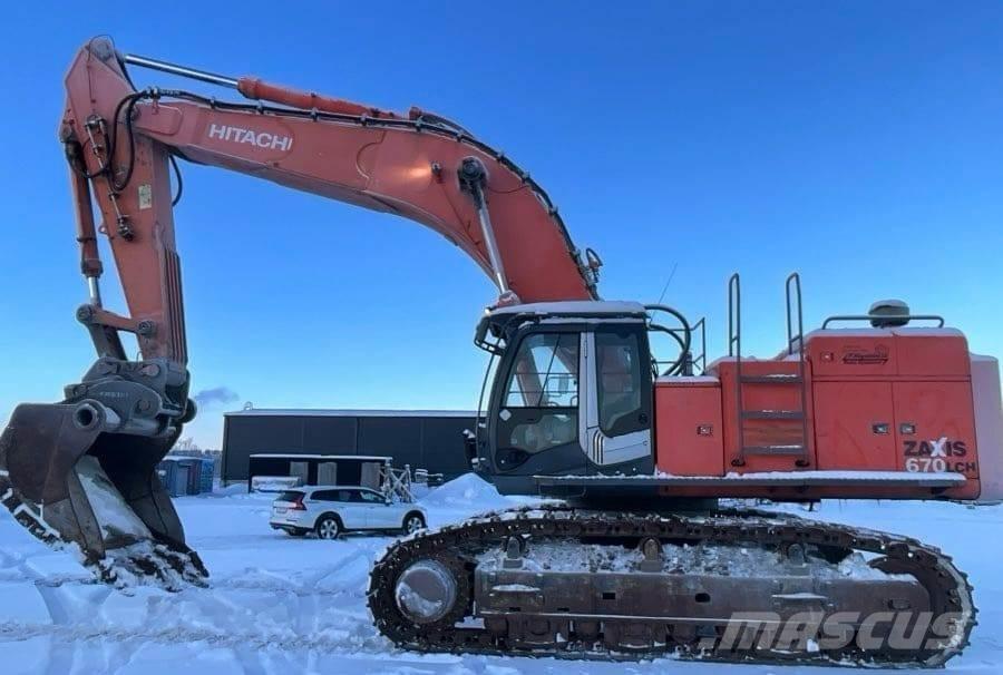 Hitachi ZX 670 LCH Lánctalpas kotrók